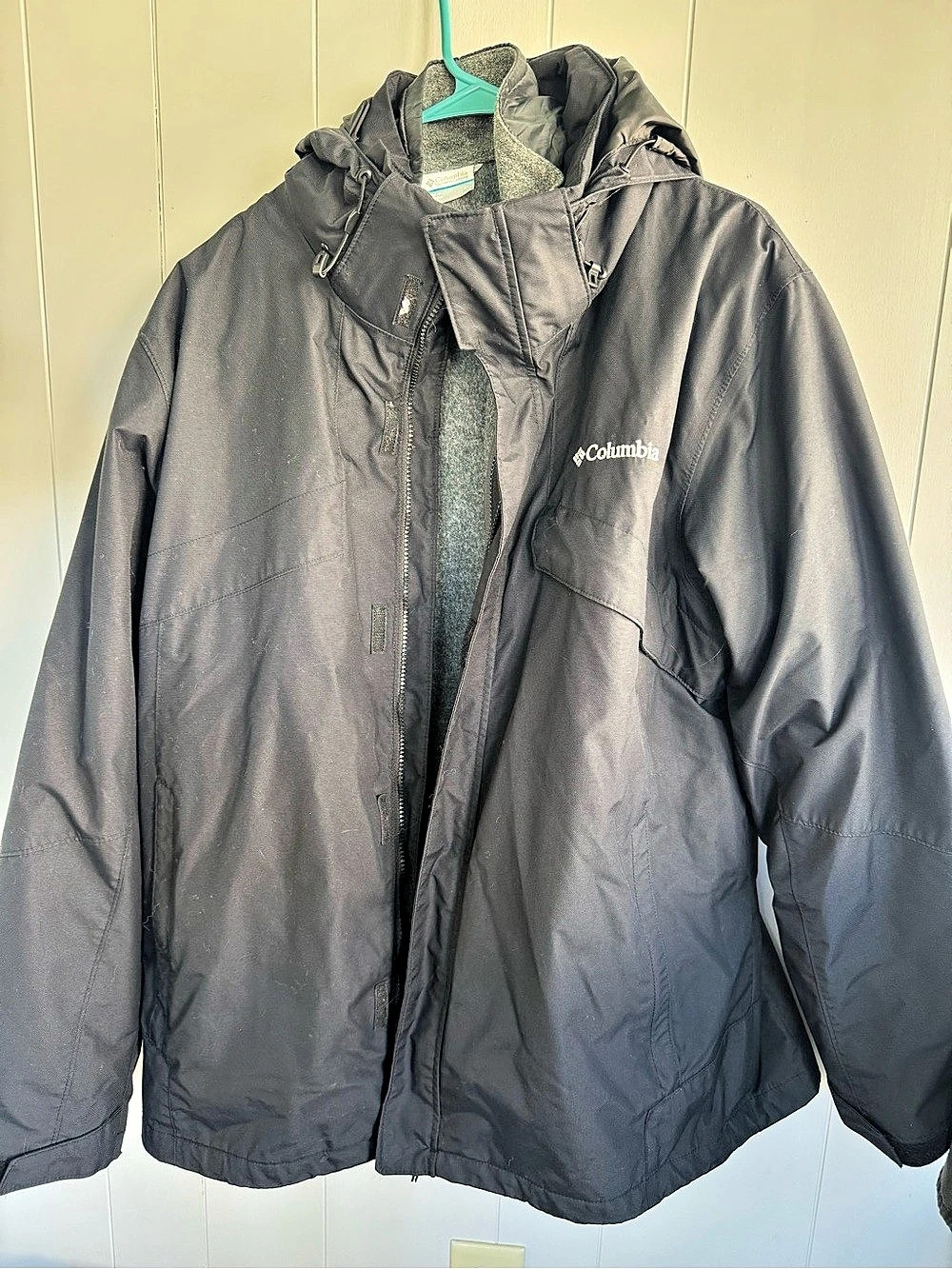 Columbia Bugaboo Interchange Jacket XL Black & Gray